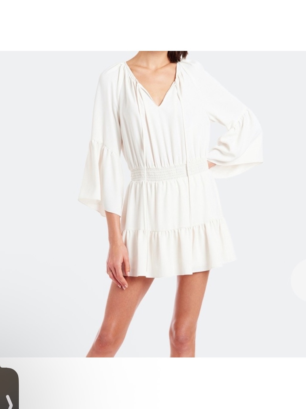 Amanda Uprichard Alena Flutter Romper size small